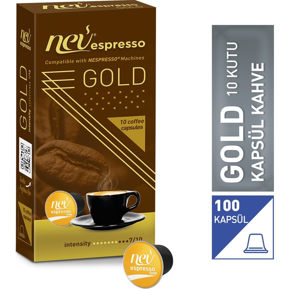 Nev%20espresso%20Gold%20Kapsül%20Kahve%2010%20Kutu%20100%20adet