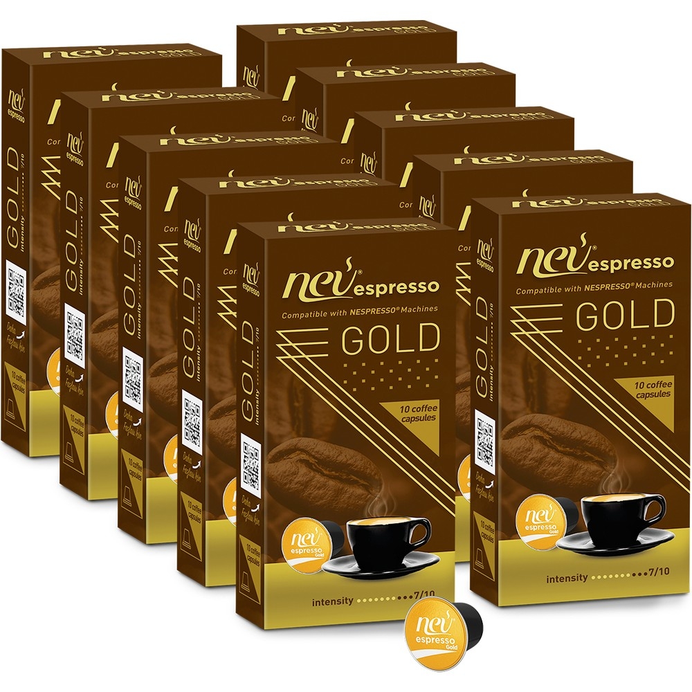 Nev%20espresso%20Gold%20Kapsül%20Kahve%2010%20Kutu%20100%20adet