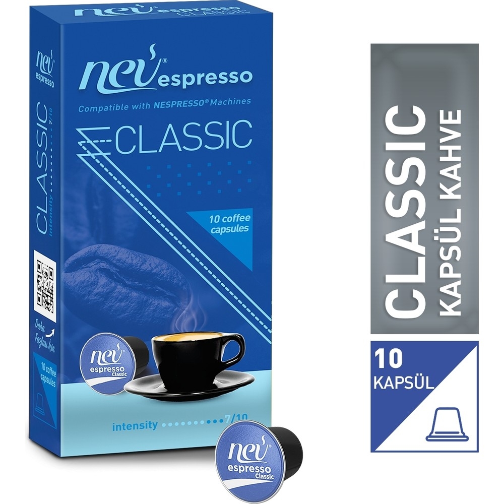 Nev%20espresso%20Klasik%20Kapsül%20Kahve%201%20Kutu%2010%20adet