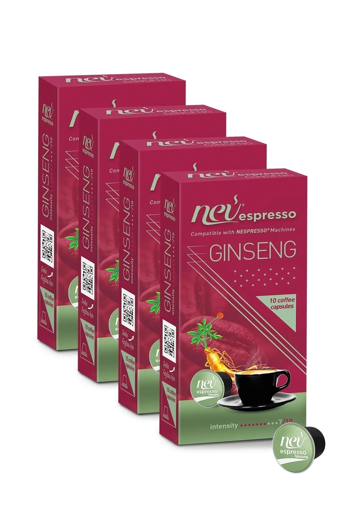 Nev%20espresso%20Ginseng%20Kapsül%20Kahve%204%20Kutu%2040%20adet